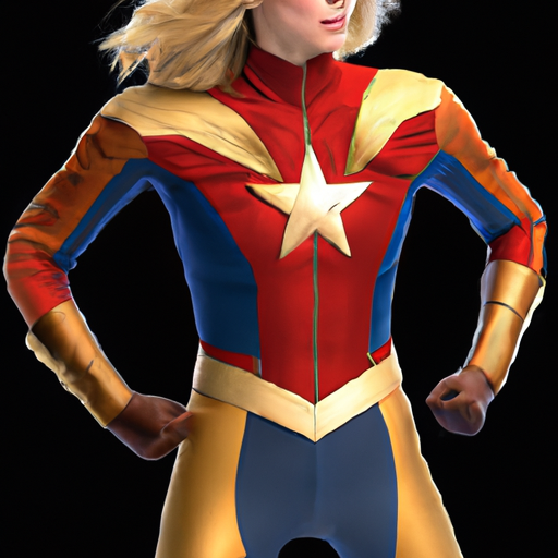 Captain Marvel Costume Carol Danvers Cosplay Outfit MS MISS Marvel Halloween Suit-Takerlama