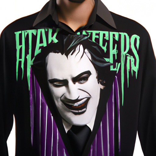 Takerlama Heath Ledger Batman Dark Knight Joker Costume Costume Arthur Fleck Vest Shirt